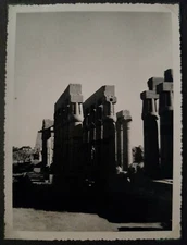 Antique Photo Snapshot Egypt Luxor Silver Print circa 1960 alpheg1