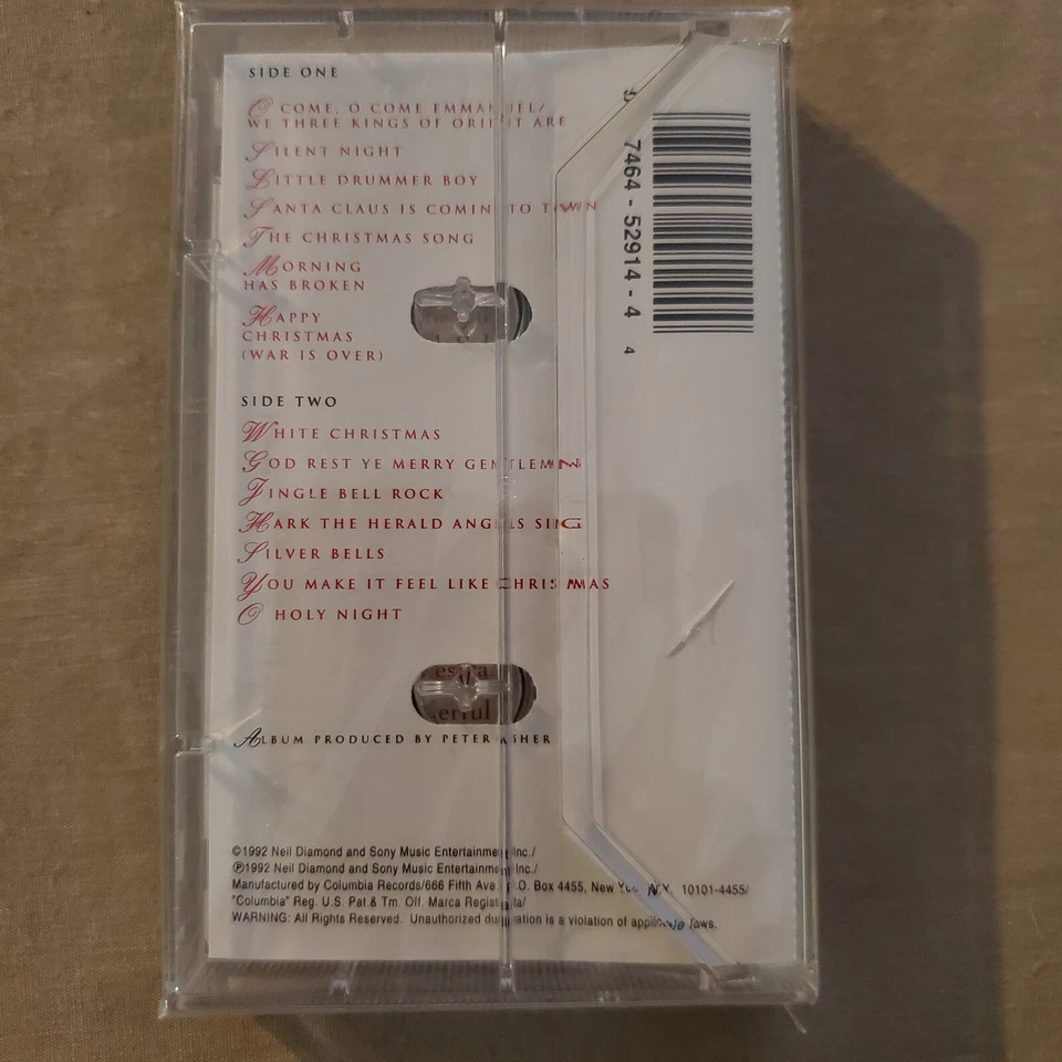 *BRAND NEW* Neil Diamond The Christmas Album Cassette 1992 Columbia CT-52914 - Image 2 of 4