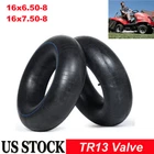 (2-PACK) 16x6.50-8, 16x7.50-8 Inner Tube TR-13 Straight Valve for Mower/Tractor
