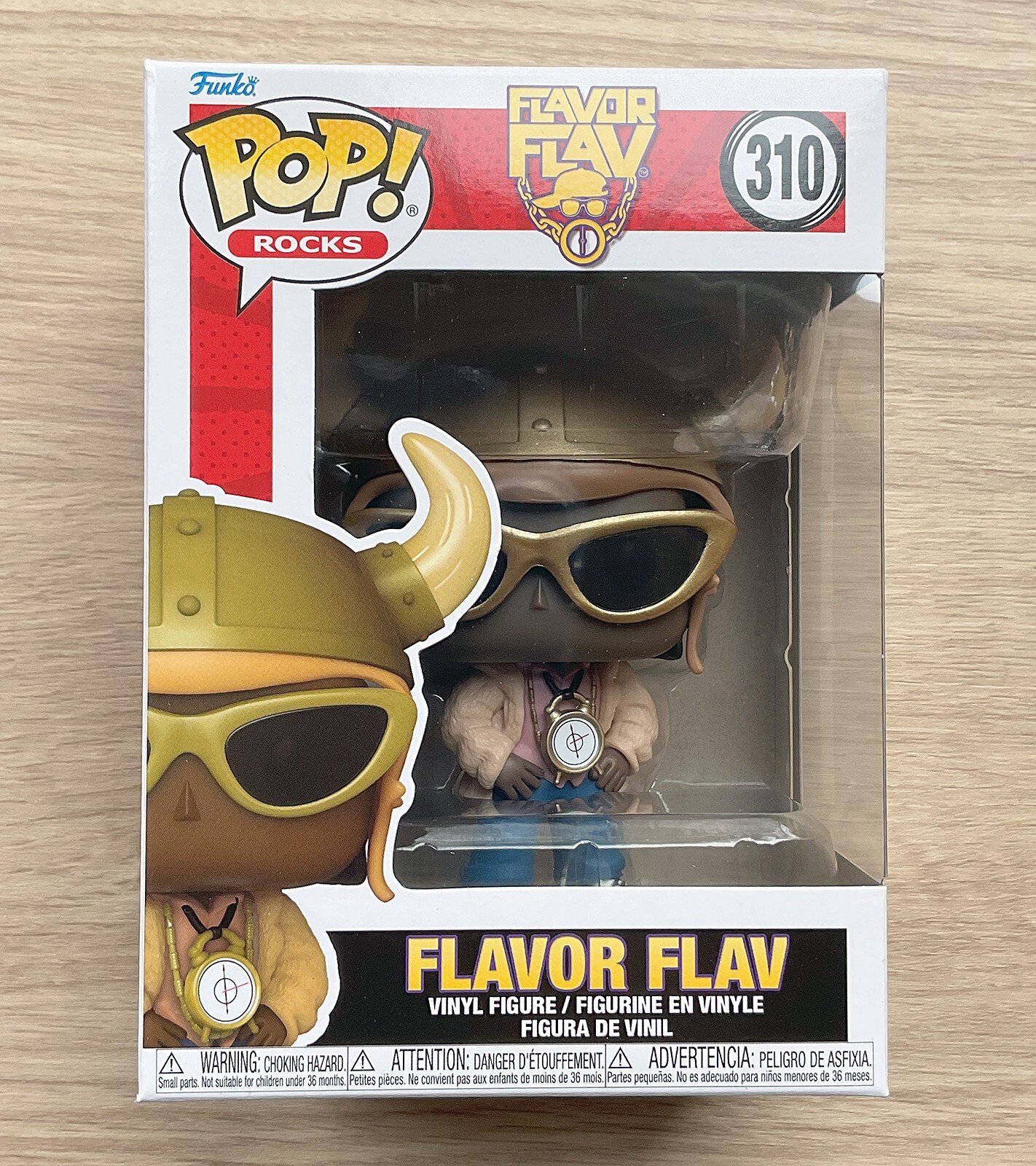 Funko Pop Rocks Flavor Flav #310 + Protector Gratuito