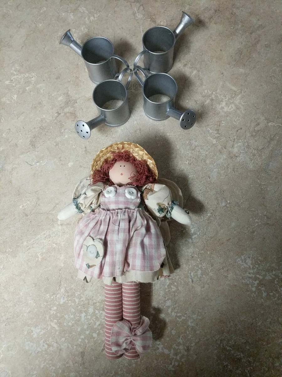 Galvanized metal napkin rings top