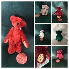 ASSORTED LITTLE GEM PLUSH MINI BEARS - YOU CHOOSE 