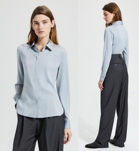 theory stretch silk blouse