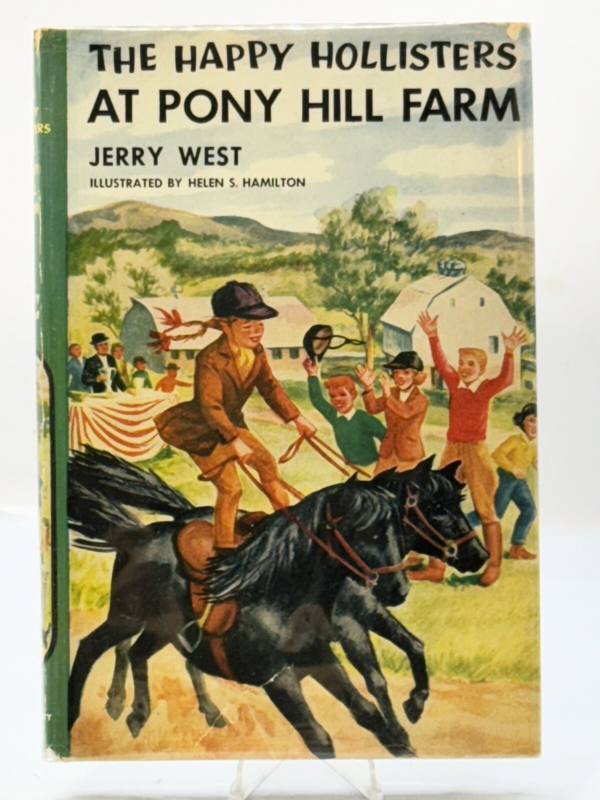 The Happy Hollisters at Pony Hill Farm #H 10 1956 Hard Cover W Dust Jacket