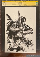 Gabriele Dell'Otto LORD OF THE RINGS Original Art ARAGON THE RANGER  cgc sketch