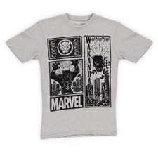 Image of Marvel's Black Panther Standard Gray Adult T-Shirt Wakanda