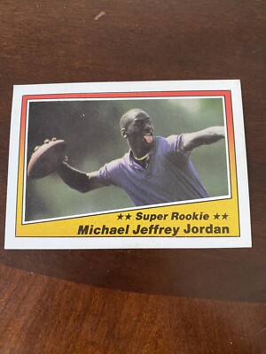 Michael Jeffrey Jordan Super Rookie AAMER Sport Trading Card. AKA Crazy Legs