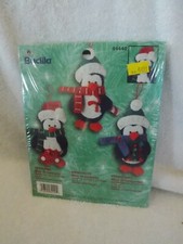 Bucilla Penguins Mini Ornaments Kit 84440 Christmas Ornaments