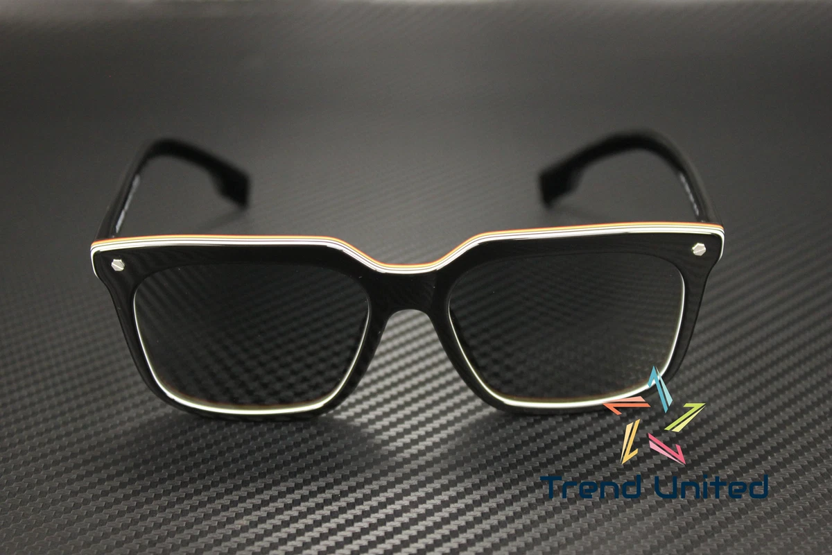 BURBERRY BE4337 379887 Black Dark Grey 56 mm Men 