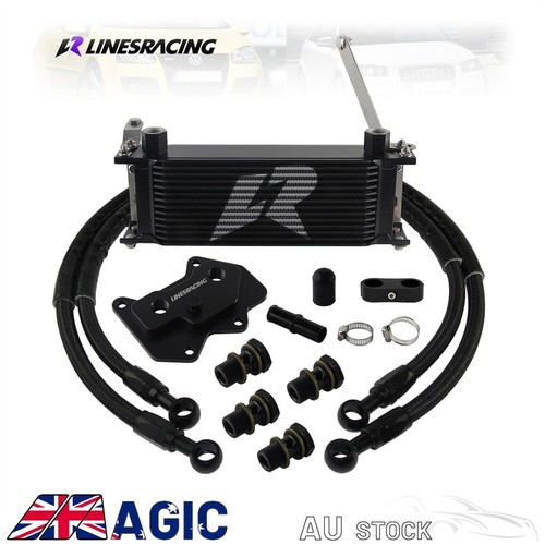 14 Row Oil Cooler Kit For VW Golf R GTI MK5 MK6 03-08 & AUDI A3/S3 06-08 EA113 - Picture 3 of 14