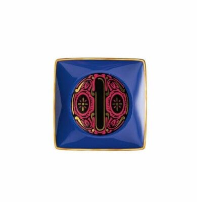 Versace Rosenthal - Square Flat Bowl 12Cm Versace Holiday Alphabet O