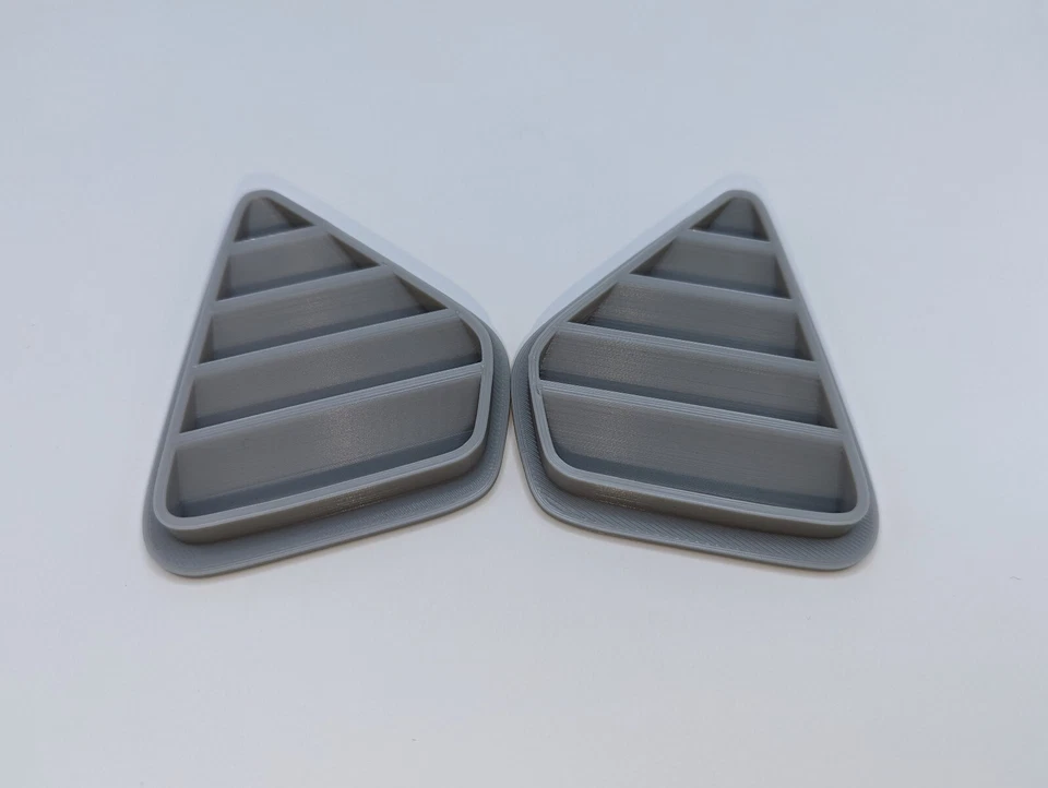 马自达 RX-7 1986 - 1992 全新 Dash Vent 2 件套(灰色) — 第 3/3 张图片