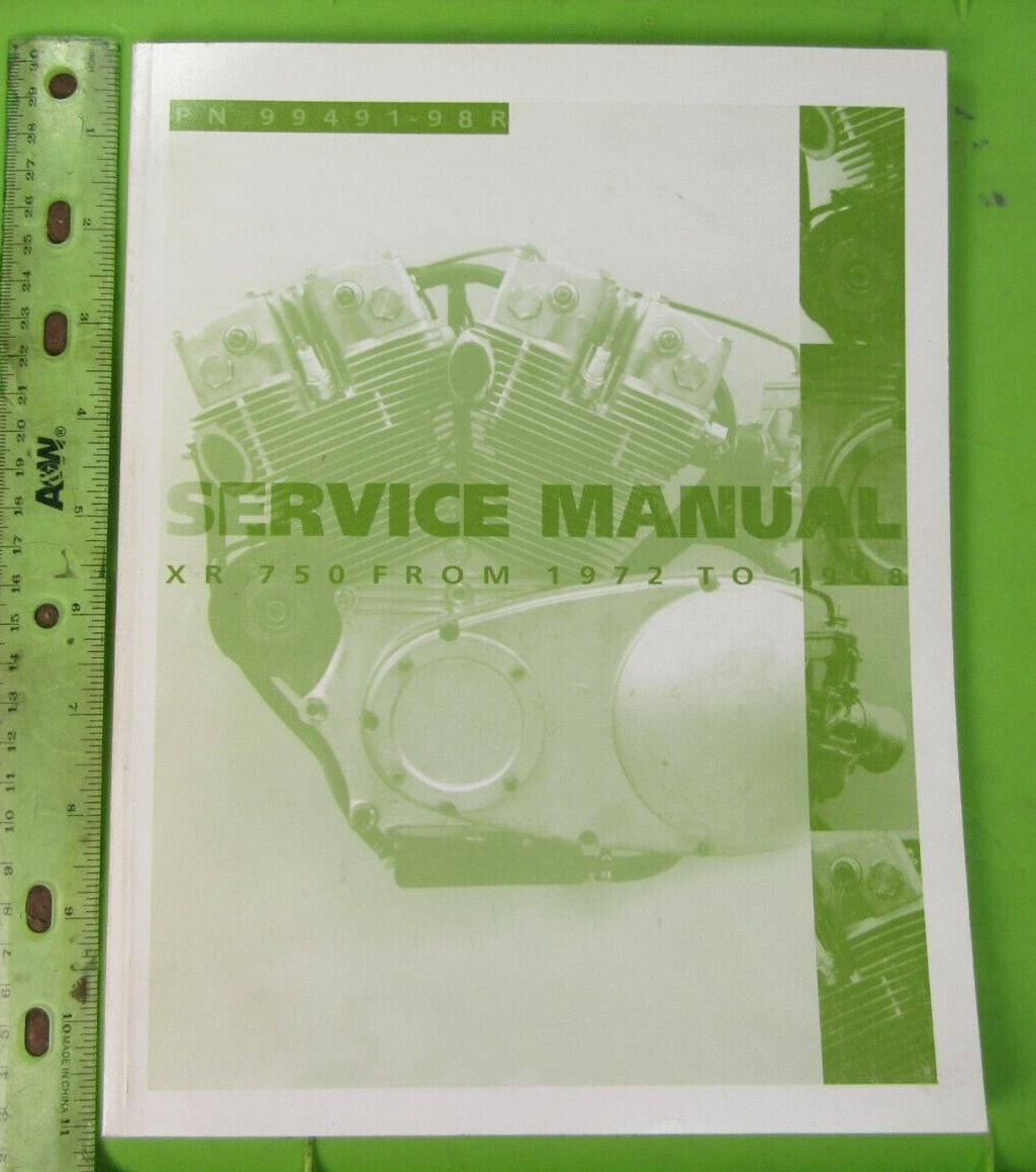 Harley-Davidson M Models サービスマニュアル 1972 Harley XR-750 Factory Service Manual 1972-1998 XR750 OEM 72 Pages