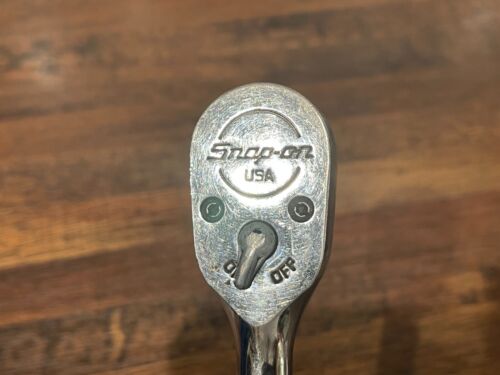 SNAP-ON FH936A 3/8" RACHET BLACK & ORANGE HANDLE Ships Free 1010 - Picture 5 of 8