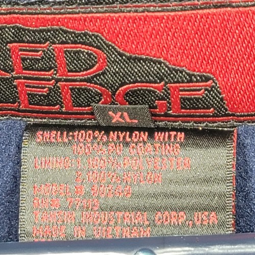 Continental Airlines Logo Red Ledge Baggage Handler Jacket Men's Navy Blue SZ XL - Picture 3 of 10