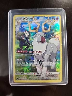 wyrdeer pokemon card price Sword & Shield Astral Radiance Ultra Rare Holo V #134 Colorless Ability Frontier Road Once during your turn Wyrdeer (Holo) - 069/189