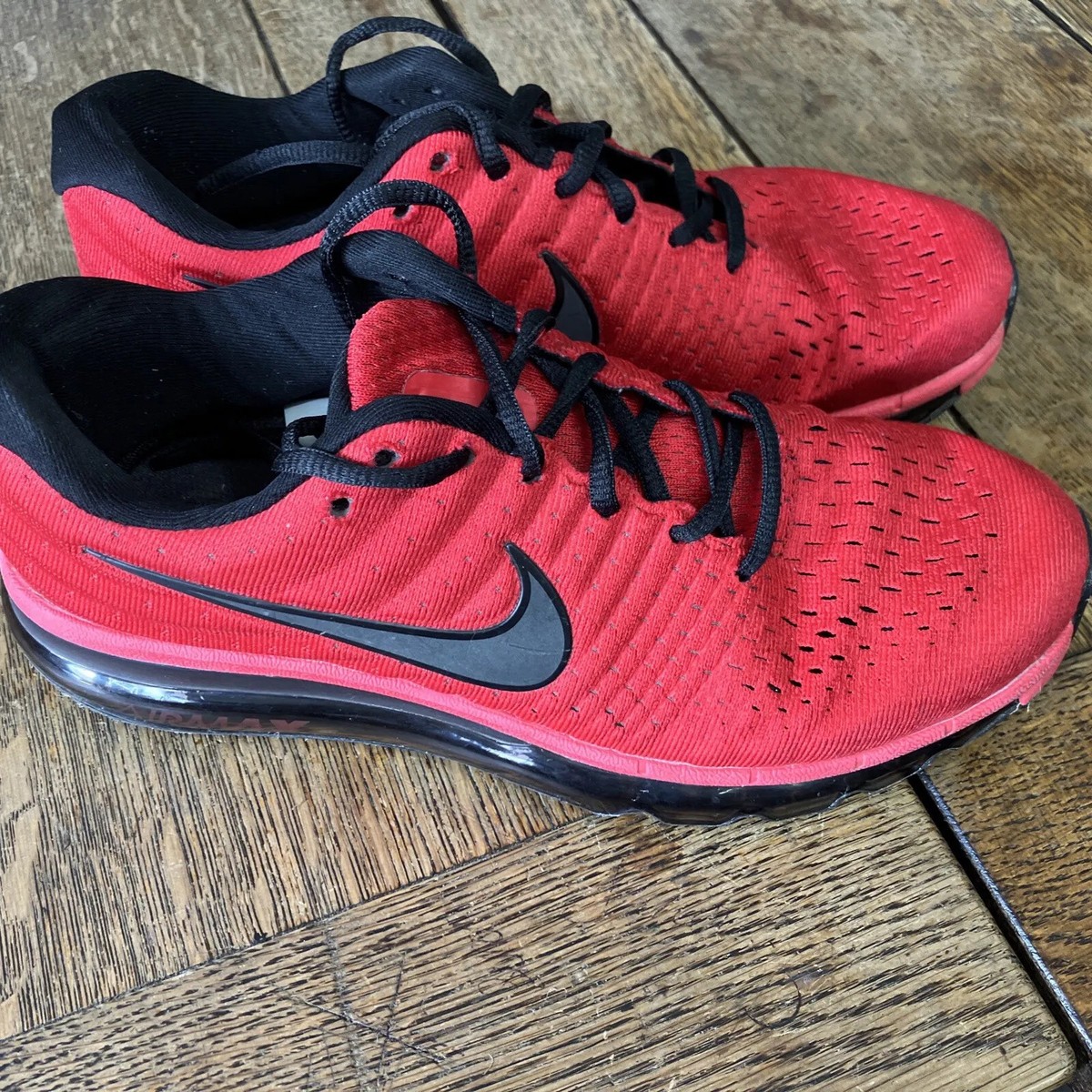 Mens Nike Air Max 2017 Team Red Running Shoes Air Max 2017 Team