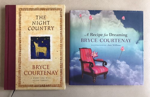 Bryce Courtenay THE NIGHT COUNTRY 1st Ed & RECIPE FOR DREAMING HB/DJ