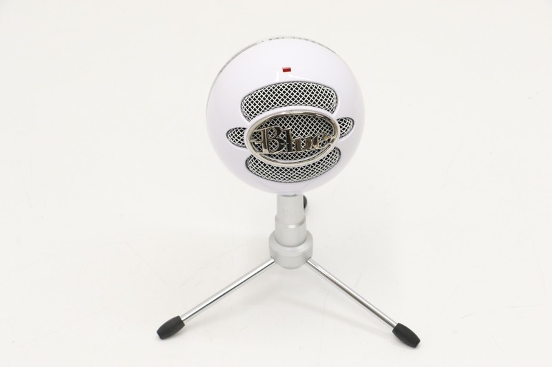 Blue Snowball ICE USB Condenser Microphone A00145 W/ Stand - White