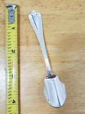 ✔TURN OF CENTURY ANTIQUE c1900 PRICILLA SILVERPLATE MINI CHEESE 🧀 SCOOP