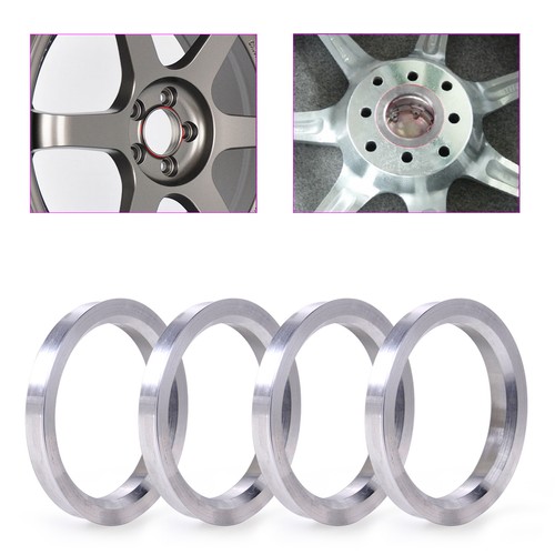 4pc Aluminum Alloy Wheel Hub Centric Spigot Ring 73.1mm to 59.1mm Bore
