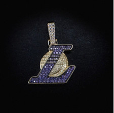 Lakers, NBA gold plated pendant