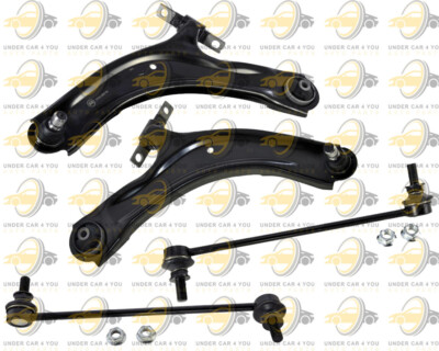 4 Pcs Front Suspension Parts For nissan X-Trail Sense 2.5L Lower Arms Sway Bar