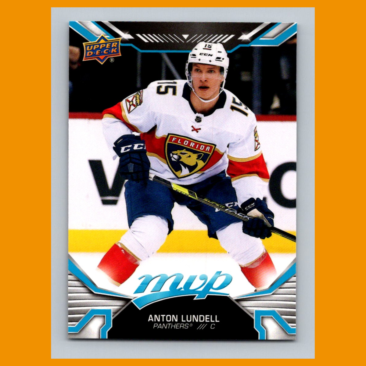 Anton Lundell #99 2022 Upper Deck MVP Florida Panthers Hockey Card