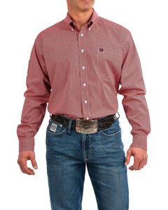 camisa coral hombre