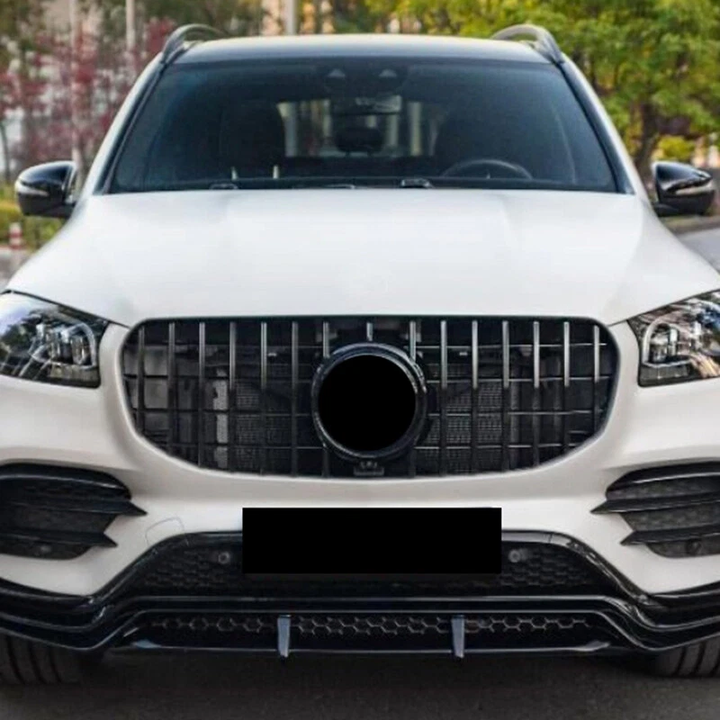 For 2020 -23 Mercedes Benz X167 GLS450 GLS580 Gloss Black Front Grille W/ Camera - Image 3 of 4