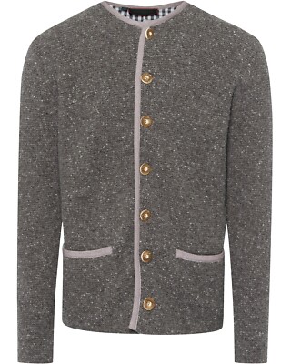 REITMAYER Linksstrick-Cardigan mit Rückenmotiv Trachtenmode Strickjacken|Trachte