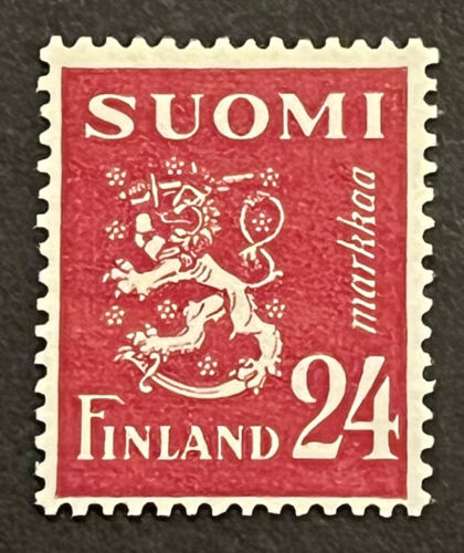 Timbres de voyage : timbres finlandais Mi 315 - 1945-48, armoiries 24 M comme neuf neuf neuf neuf dans son emballage d'origine - Photo 1 sur 5