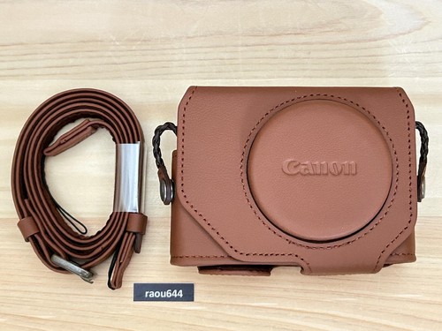 CANON CSC-G9BW Étui en cuir souple MARRON pour Power Shot G9 X Mark II - Photo 2/24