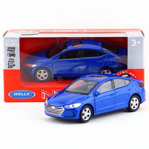 1/36 Scale Hyundai Elantra Model Car Diecast Toy Cars Boys Toys Kids Gifts Blue - Picture 6 of 6