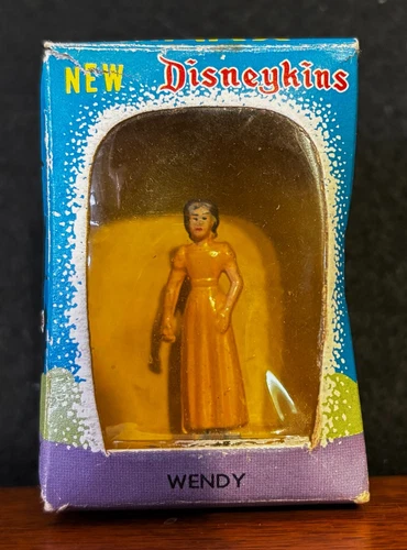 VINTAGE Marx -   2nd Series DISNEYKINS  Display Box  "WENDY" - Box is Vg/Ex