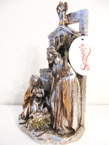 NEW Seasons Religious Christmas 7” Christmas Nativity Resin Figurine - Photo 4/7