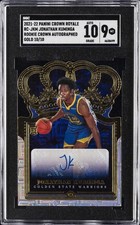 2021-22 PANINI CROWN ROYALE #RC-JKM JONATHAN KUMINGA SGC 9