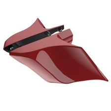 Redline Red Stretched Side Covers Extended Panels for 2014+ Harley Touring