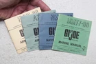 Vintage GI Joe 1964 - Manual Set (Air/Navy/Marine/Army) - 3 TM