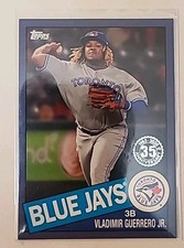 2020 TOPPS VLADIMIR GUERRERO JR. 85-98 1985 35TH ANNIVERSARY BLUE BLUE JAYS!