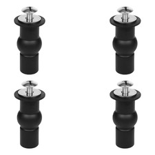 4 Pack Toilet Seat Screws Fittings Universal Toilet Lid Hinges Bolts for Top Mou