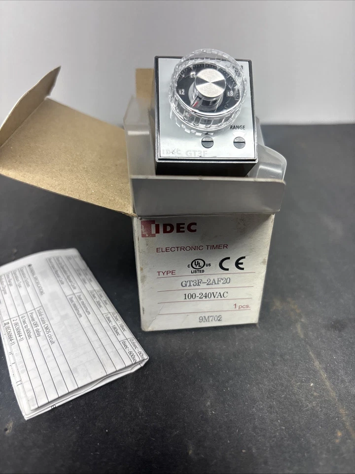 IDEC GT3F-2AF20 Electronic Timer 100-240VAC - Image 2 of 2