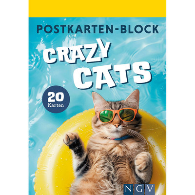 Postkartenblock Crazy Cats: 20 witzige Postkarten zum Verschenken und Versc ...