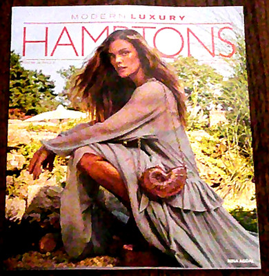 HAMPTONS MODERN LUXURY MAGAZINE  THE HOME  ISSUE FEATURING NINA AGDAL