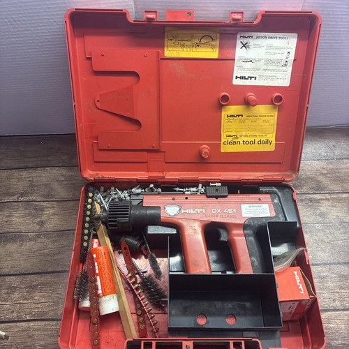 Hilti DX 451 Heavy Duty Semi Automatic Powder Actuated Kit