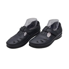 SAS Shoes Womens Size 8.5 Narrow Black Leather Mary Jane Tripad Comfort Made USA