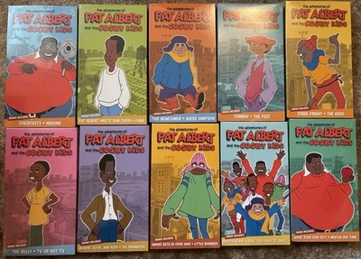 Adventures of Fat Albert and the Cosby Kids NEW + SEALED Set of 10 VHS Time Life