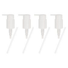 4 Pcs Soap Dispenser Pump Heads for Standard 24/410 Neck Size, White
