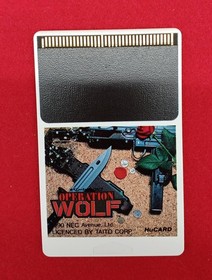 NEC OPERATION WOLF PC Engine HUCARD