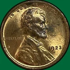 1923 Lincoln Wheat Cent Brilliant Uncirculated BU Coin #36368